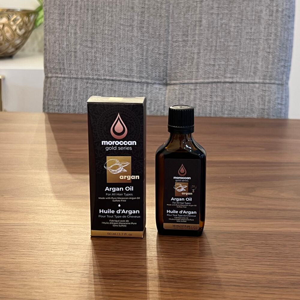 New 50 mL/1.7 oz Moroccan Gold Series Hair Argan Oil